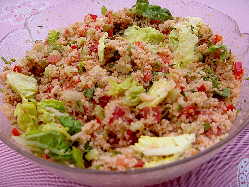 Roter couscous salat Rezepte