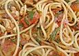 Spaghetti a la Vanessa mit Estragon