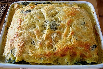 Spinat - Lachs - Lasagne 4