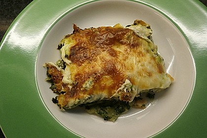 Spinat - Lachs - Lasagne 6
