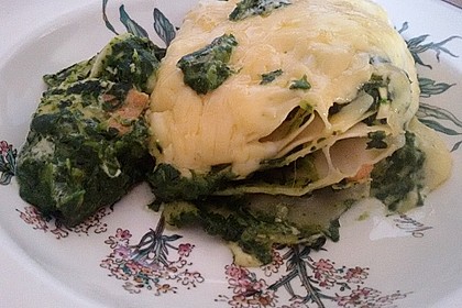 Spinat - Lachs - Lasagne 5