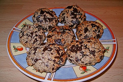 Nuss - Schokoladen - Plätzchen 6