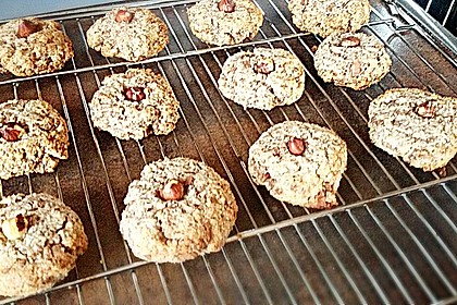 Nuss - Schokoladen - Plätzchen