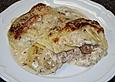 Kartoffelgratin mit frischem Thunfisch