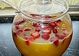 Erdbeer - Pfirsich Bowle