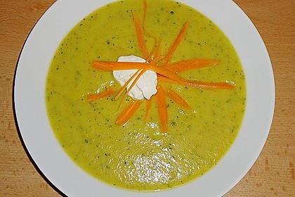 Zucchini - Curry Rahmsuppe 3