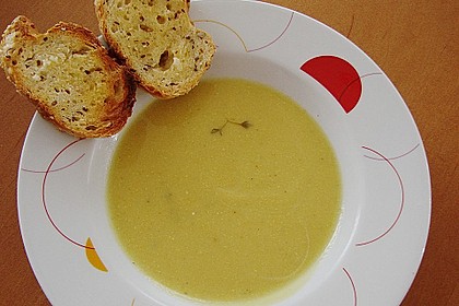 Zucchini - Curry Rahmsuppe 6