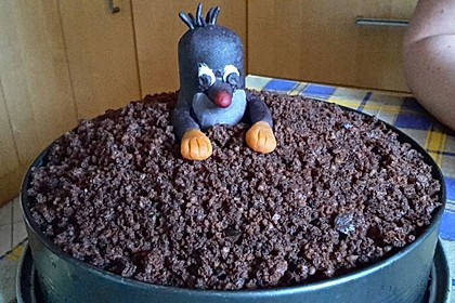 Maulwurfkuchen mit Erdbeeren 8