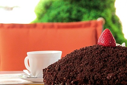 Maulwurfkuchen mit Erdbeeren 4