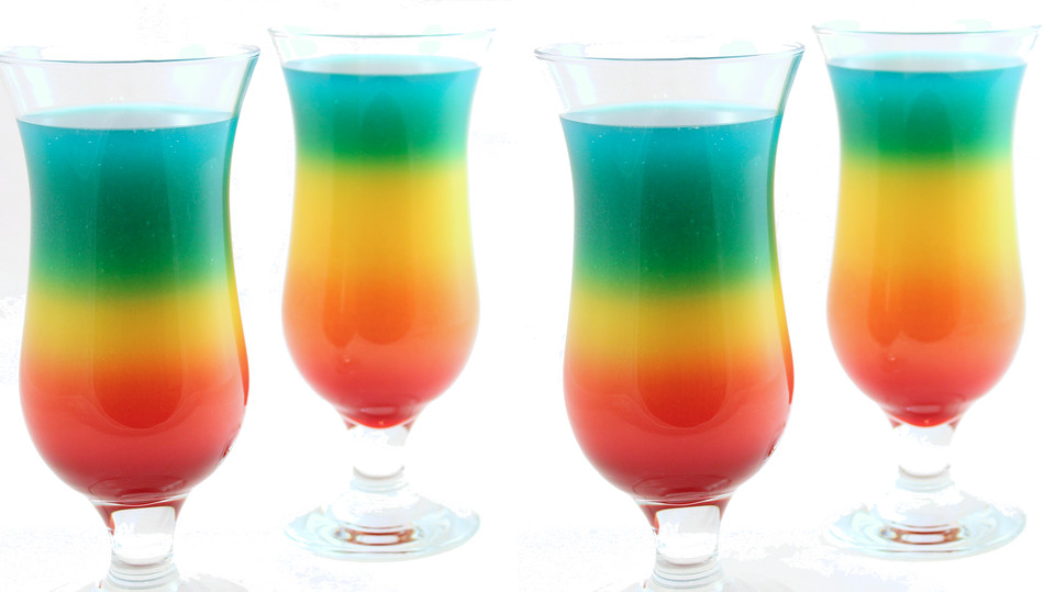 Regenbogen Cocktail