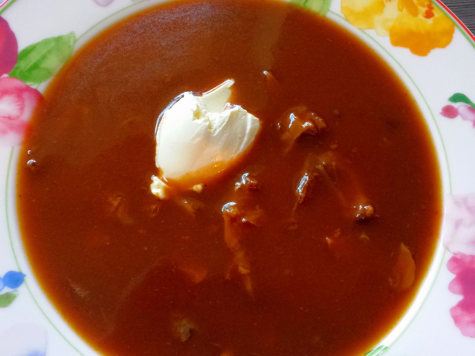 Ochsenschwanzsuppe mit Champignons (Rezept mit Bild) | Chefkoch.de