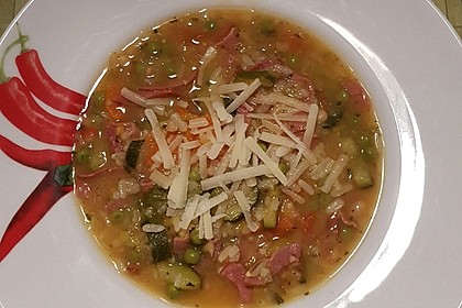 Gemüsesuppe italienische Art 12