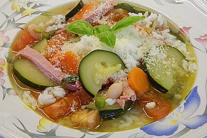 Gemüsesuppe italienische Art 1