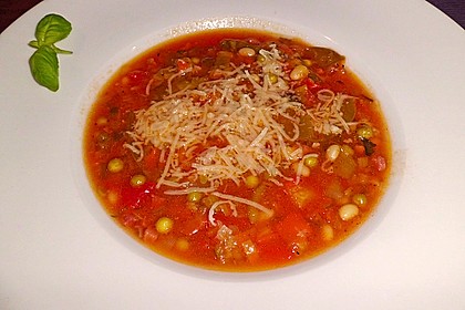 Gemüsesuppe italienische Art 13