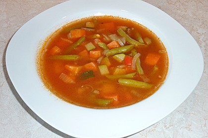 Gemüsesuppe italienische Art 11