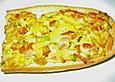&Uuml;berbackenes Baguette