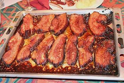 Weißkohl mit gezuckertem Speck 2