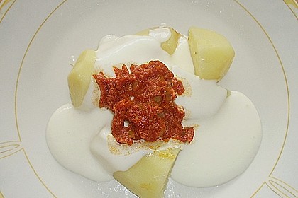 Kartoffeln mit Joghurtsauce 1