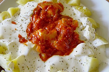 Kartoffeln mit Joghurtsauce 2