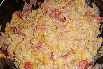 Curry - Reissalat mit Mais und Paprika 5