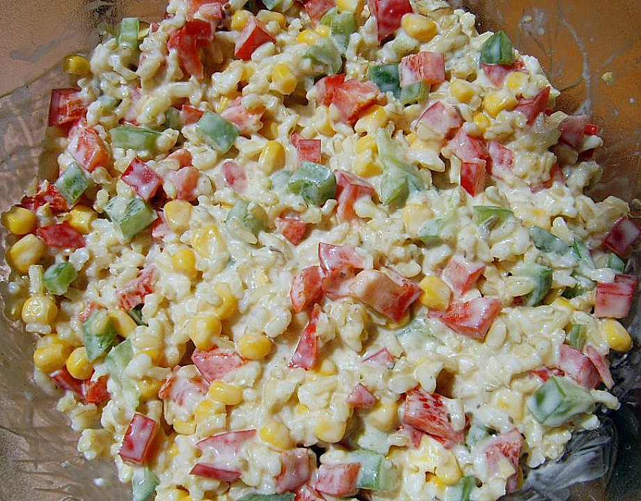 Curry-Reissalat mit Mais und Paprika (Rezept mit Bild) | Chefkoch.de