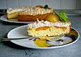 Aprikosenkuchen mit Baiserhaube