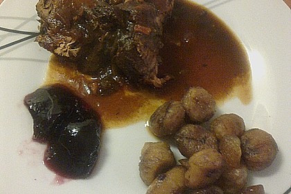 Wildschweinbraten an Waldfrucht - Balsamicosauce
