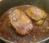 Wildschweinbraten an Waldfrucht - Balsamicosauce (Bild)