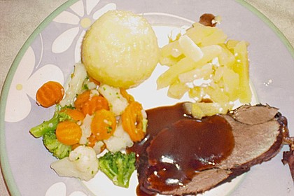 Wildschweinbraten an Waldfrucht - Balsamicosauce 2