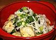 Japanischer ausgebackener Tofu