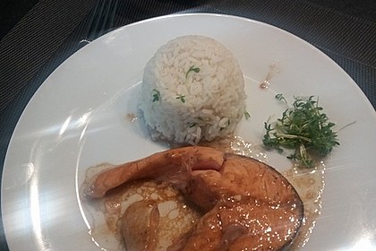 Japanischer gegrillter Lachs mit Teriyaki - Soße 20