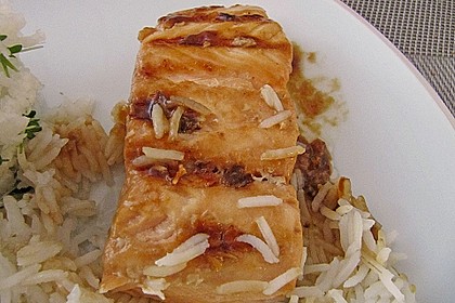 Japanischer gegrillter Lachs mit Teriyaki - Soße 24