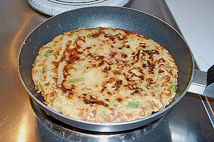Japanische Pizza bzw. Gem&uuml;sepfannkuchen 2