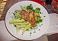 Englischer Salat mit Speck und Birnen