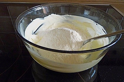 Heidelbeeren auf Vanille - Sahnecreme 2