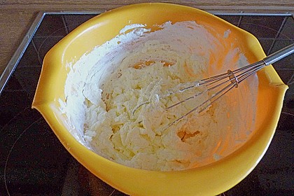 Heidelbeeren auf Vanille - Sahnecreme 3