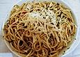 Spaghetti mit Petersilien - Knoblauchso&szlig;e