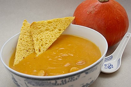 Amerikanische K&uuml;rbiscremesuppe