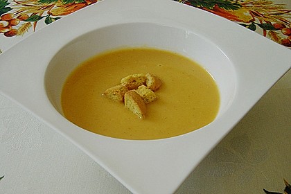 Amerikanische K&uuml;rbiscremesuppe 2