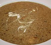 Frische Champignonsuppe (Bild)