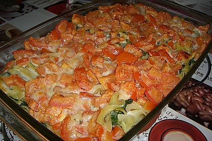 Tomaten - Spinat - Nudeln