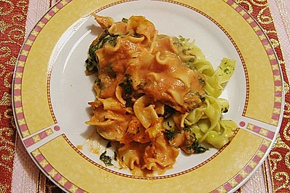 Tomaten - Spinat - Nudeln 3