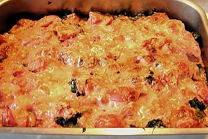 Tomaten - Spinat - Nudeln 4