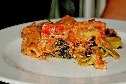 Tomaten - Spinat - Nudeln 5