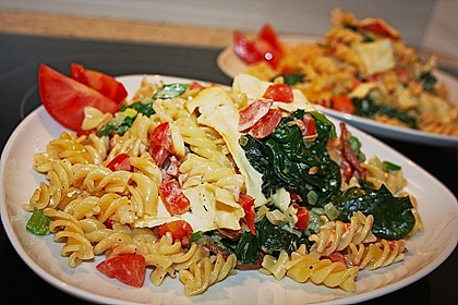 Tomaten - Spinat - Nudeln 6