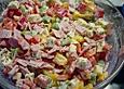 Paprika - K&auml;se - Salat