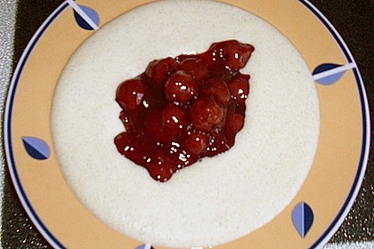 Lecker Grie&szlig;brei mit Kirschen 5