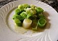 Poireaux vinaigrette &agrave; la r&eacute;glisse