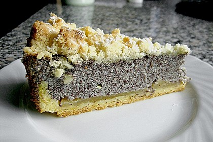 Mohn - Apfelkuchen mit Streusel 8