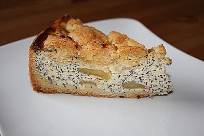 Mohn - Apfelkuchen mit Streusel 15